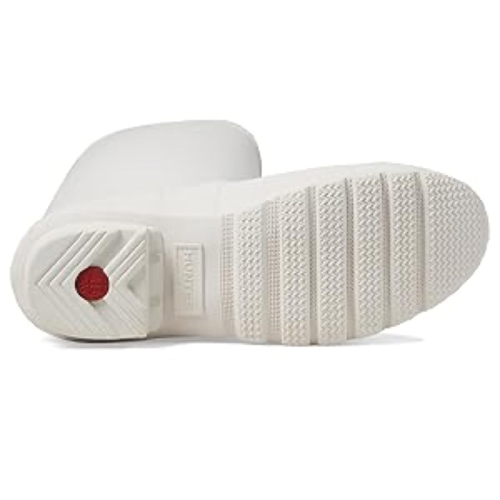 Hunter Original Tall Exaggerated Buckle Boot White Willow 9 M - Picture 3 of 5